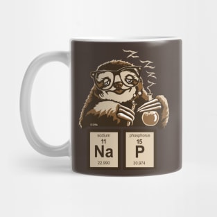 Chemistry sloth discovered nap Mug